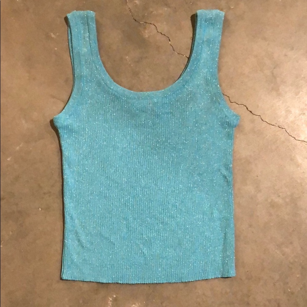Y2K Sparkly Tank
